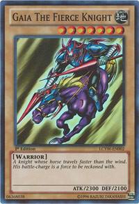 Gaia The Fierce Knight LCYW-EN002 card from Legendary Collection 3: Yugi's World