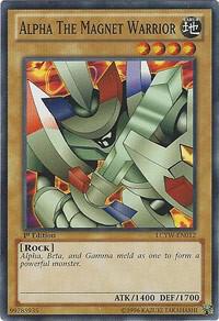 Alpha the Magnet Warrior LCYW-EN012 card from Legendary Collection 3: Yugi's World