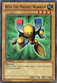 Beta the Magnet Warrior LCYW-EN013 card from Legendary Collection 3: Yugi's World