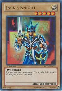 Jack's Knight LCYW-EN016 card from Legendary Collection 3: Yugi's World