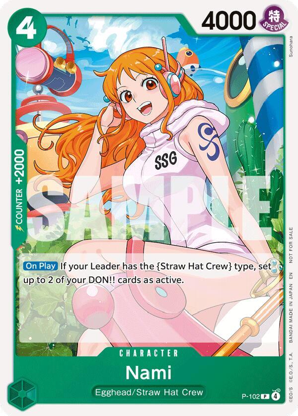 Nami (Store Tournament 2025 Vol. 4) P-102 card from One Piece Promotion Cards