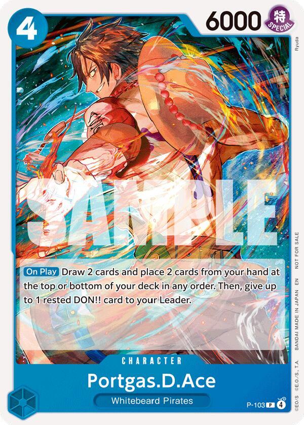 Portgas.D.Ace (Store Tournament 2025 Vol. 4) P-103 card from One Piece Promotion Cards