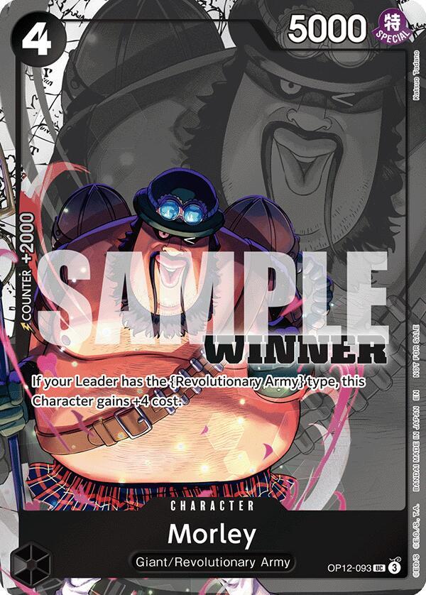 Morley (Winner Pack 2026 Vol. 1) OP12-093 card from One Piece Promotion Cards