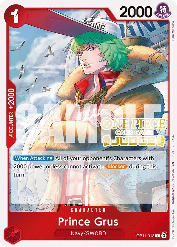 Prince Grus (Judge Pack Vol. 7) OP11-013 card from One Piece Promotion Cards