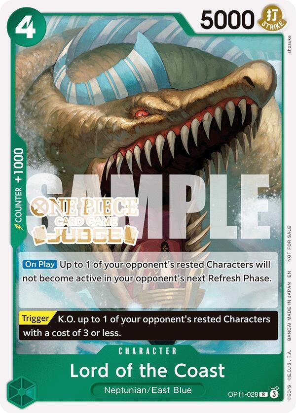 Lord of the Coast (Judge Pack Vol. 7) OP11-028 card from One Piece Promotion Cards