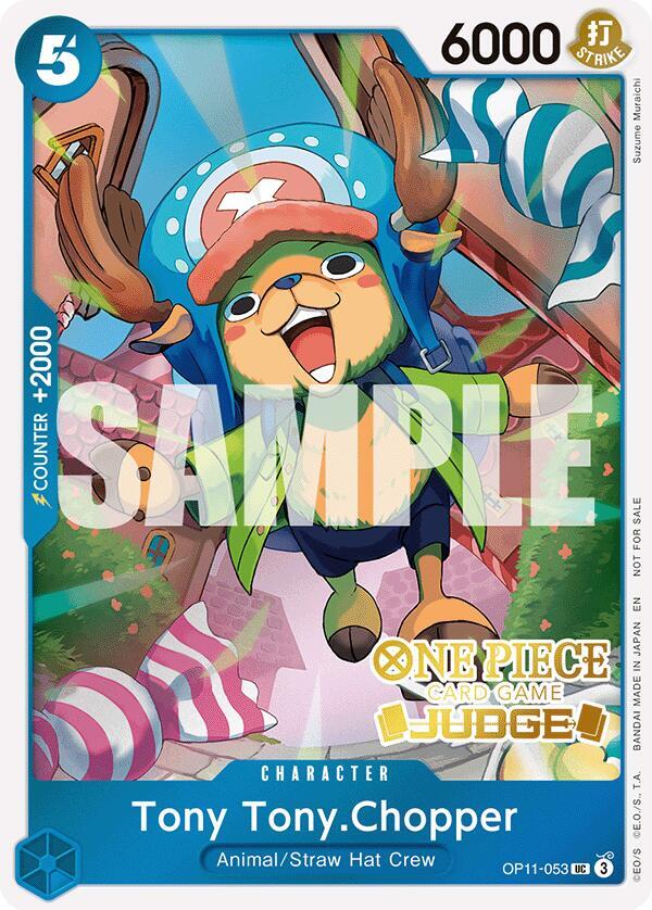 Tony Tony.Chopper (Judge Pack Vol. 7) OP11-053 card from One Piece Promotion Cards