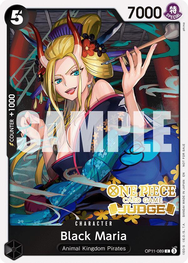 Black Maria (Judge Pack Vol. 7) OP11-089 card from One Piece Promotion Cards