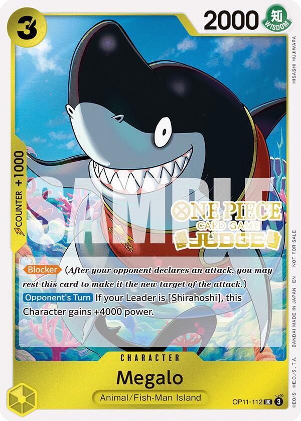 Megalo (Judge Pack Vol. 7) OP11-112 card from One Piece Promotion Cards