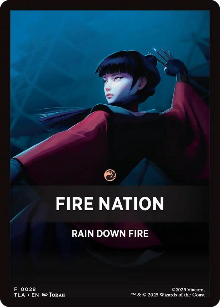 Fire Nation Theme Card 28 card from Avatar: The Last Airbender