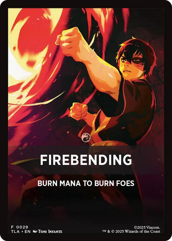 Firebending Theme Card 29 card from Avatar: The Last Airbender