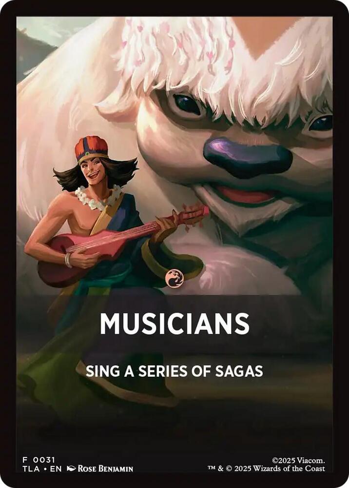 Musicians Theme Card 31 card from Avatar: The Last Airbender