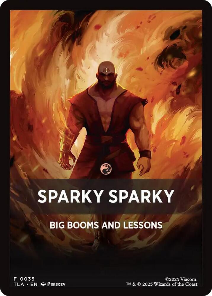 Sparky Sparky Theme Card 35 card from Avatar: The Last Airbender
