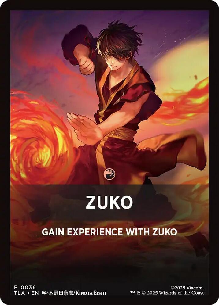 Zuko Theme Card 36 card from Avatar: The Last Airbender
