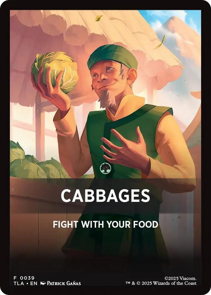 Cabbages Theme Card 39 card from Avatar: The Last Airbender