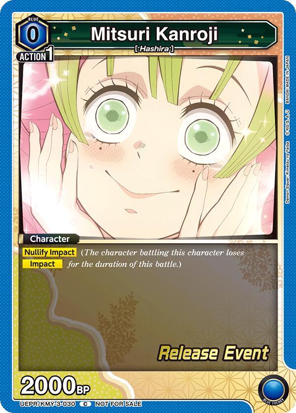 Mitsuri Kanroji UEPR/KMY-3-030 card from UEX05BT: Demon Slayer: Kimetsu no Yaiba Vol.2 Release Event Cards
