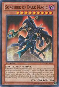 Sorcerer of Dark Magic LCYW-EN029 card from Legendary Collection 3: Yugi's World
