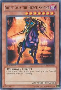 Swift Gaia the Fierce Knight LCYW-EN031 card from Legendary Collection 3: Yugi's World