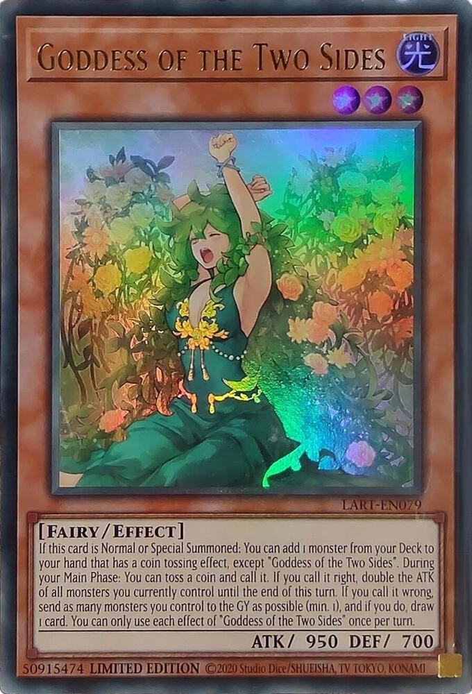 Goddess of the Two Sides LART-EN079 card from The Lost Art Promotion