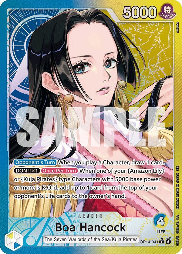 Boa Hancock (Alternate Art) OP14-041 card from The Azure Sea's Seven
