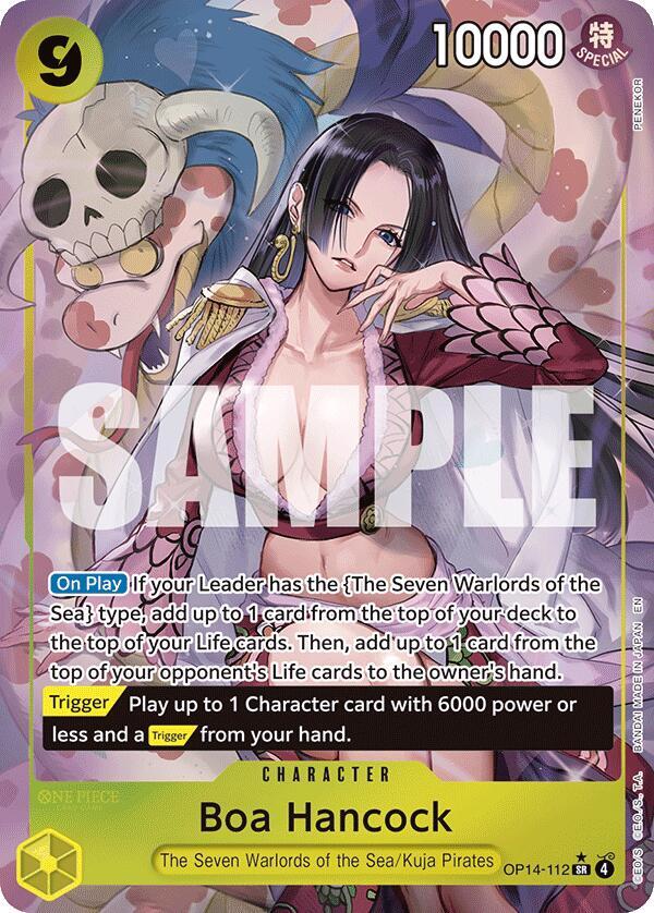 Boa Hancock (Alternate Art) OP14-112 card from The Azure Sea's Seven