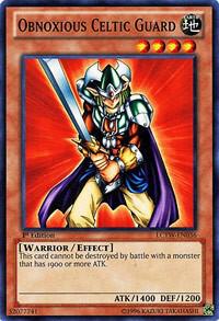 Obnoxious Celtic Guard LCYW-EN036 card from Legendary Collection 3: Yugi's World