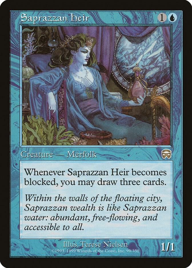 Saprazzan Heir 99 card from Mercadian Masques
