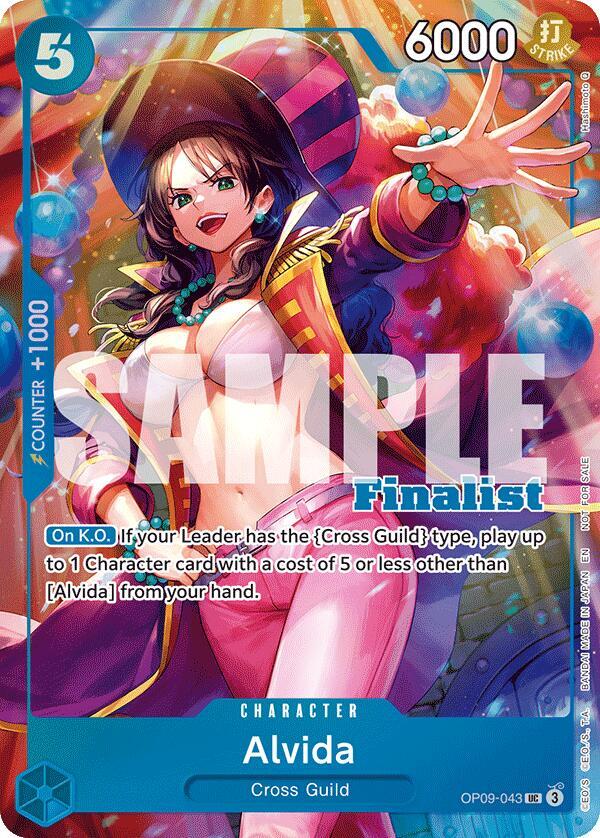 Alvida (CS 25-26 Finalist Card Set 2) OP09-043 card from One Piece Promotion Cards