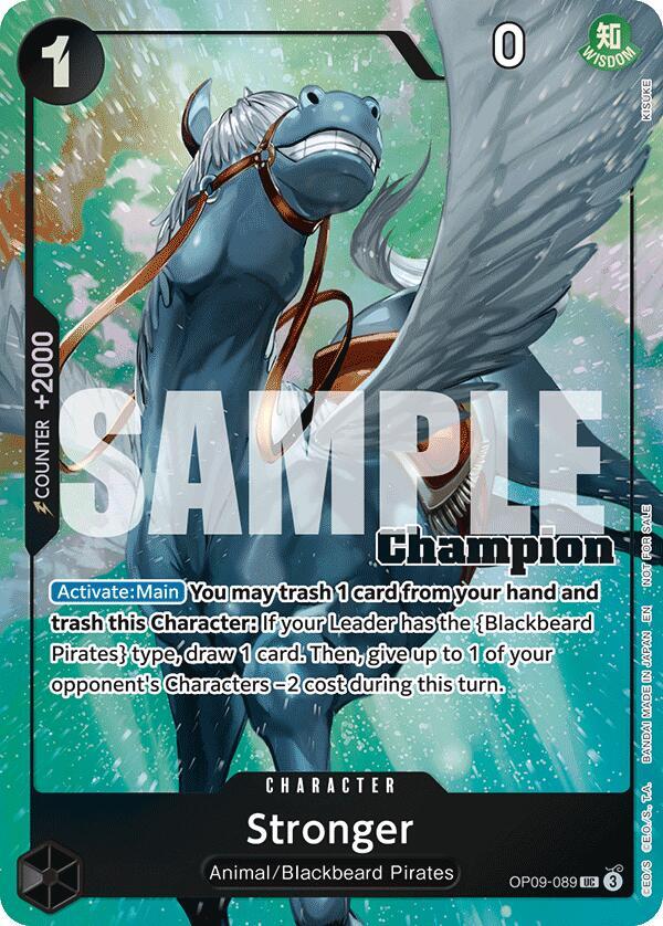 Stronger (CS 25-26 Winner Card Set 2) OP09-089 card from One Piece Promotion Cards