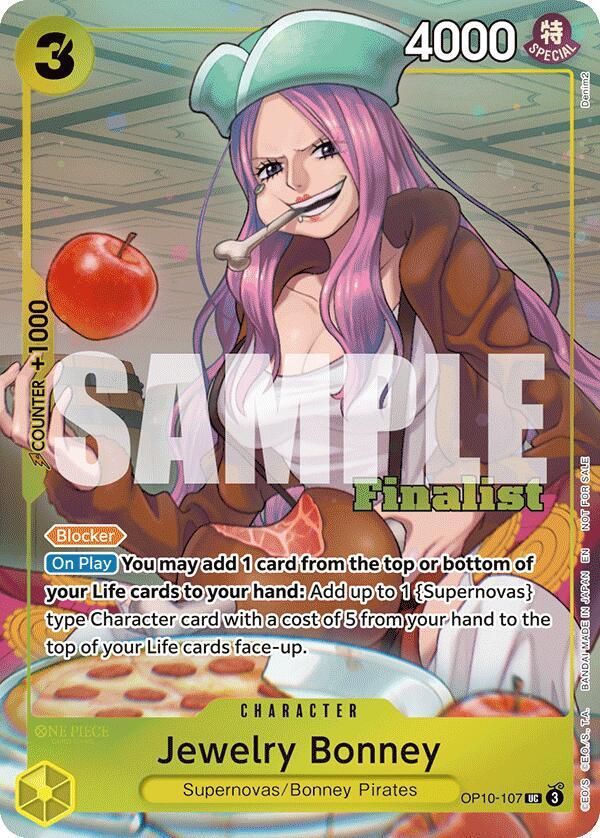 Jewelry Bonney (CS 25-26 Finalist Card Set 2) OP10-107 card from One Piece Promotion Cards