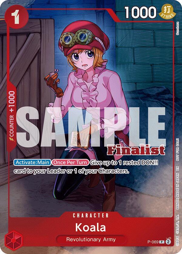 Koala (CS 25-26 Finalist Card Set 2) P-069 card from One Piece Promotion Cards