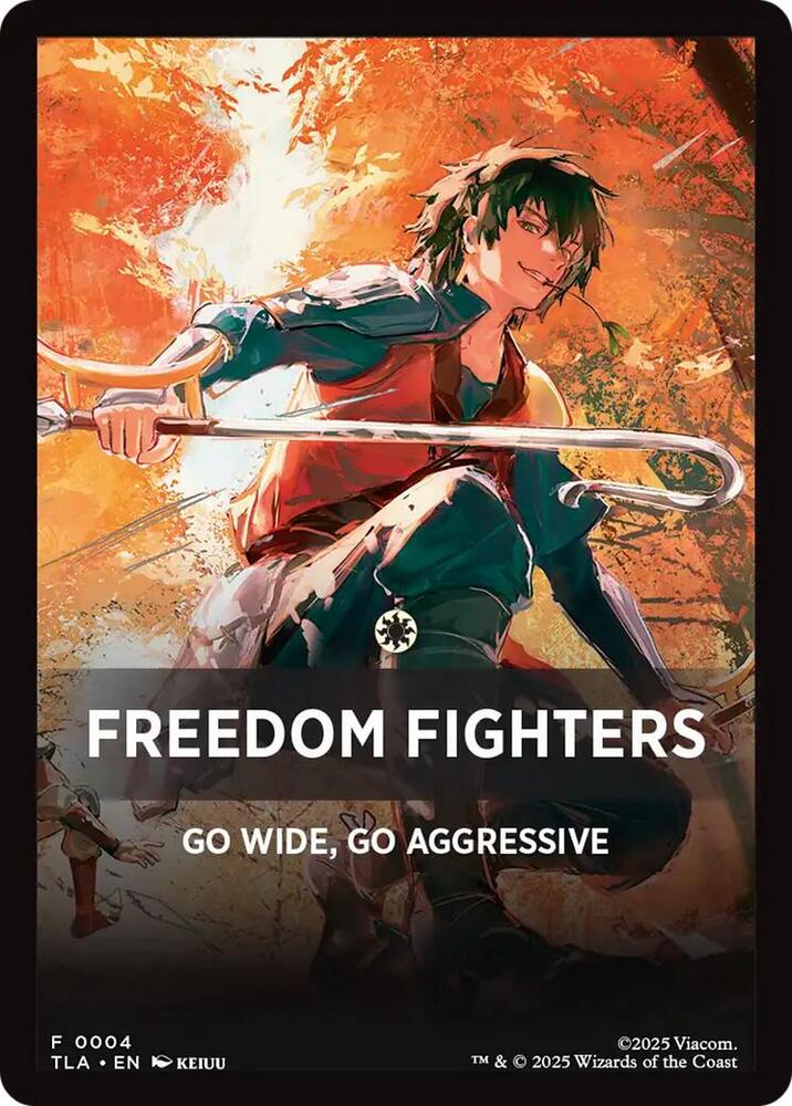 Freedom Fighters Theme Card 4 card from Avatar: The Last Airbender