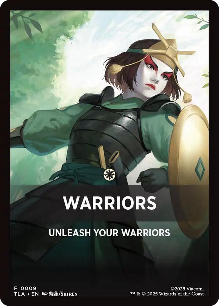 Warriors Theme Card 9 card from Avatar: The Last Airbender