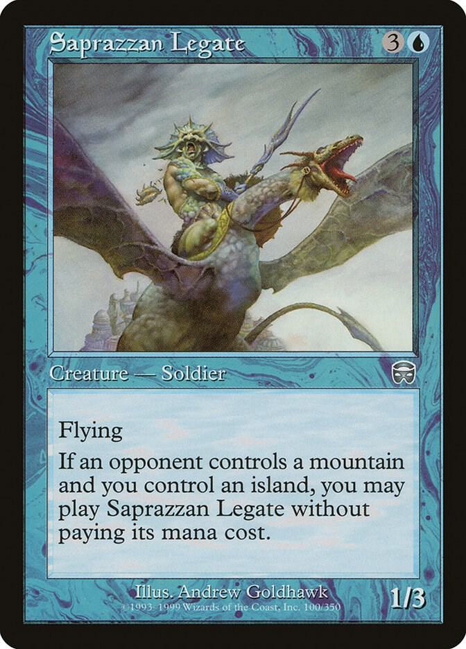 Saprazzan Legate 100 card from Mercadian Masques