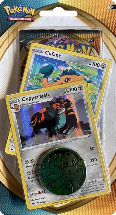 Sword & Shield Single Blister Pack [Cufant & Copperajah] card from SWSH03: Darkness Ablaze