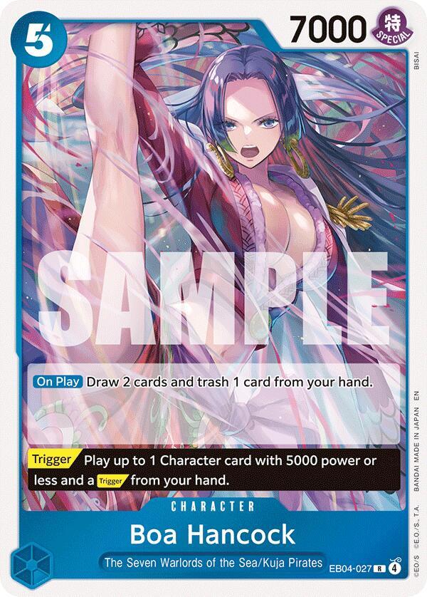 Boa Hancock EB04-027 card from The Azure Sea's Seven
