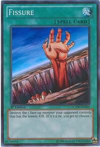 Fissure LCYW-EN055 card from Legendary Collection 3: Yugi's World