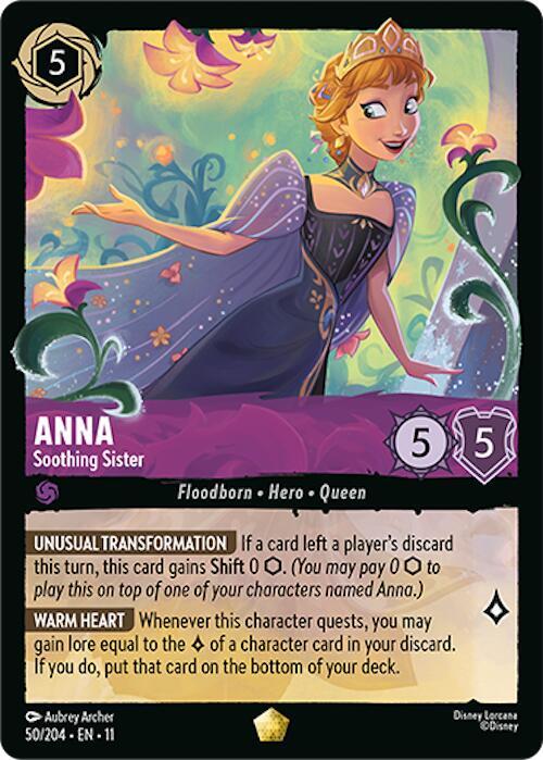 Anna - Soothing Sister 50/204 card from Winterspell