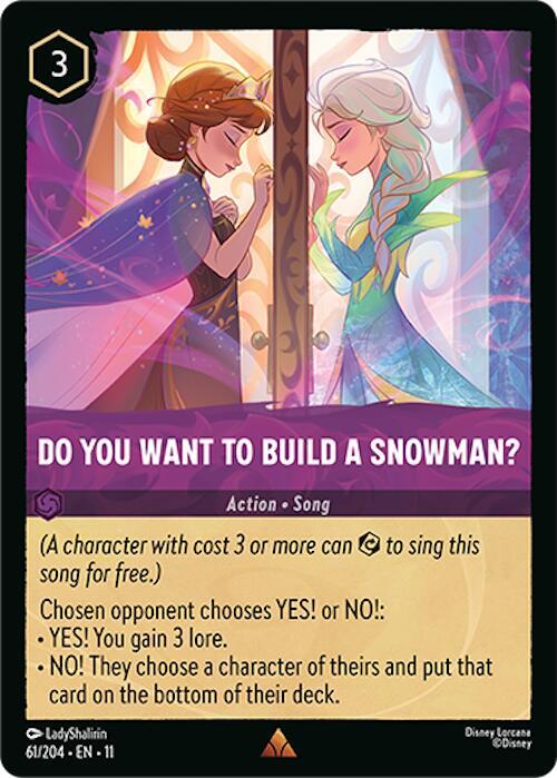 Do You Want To Build A Snowman? 61/204 card from Winterspell