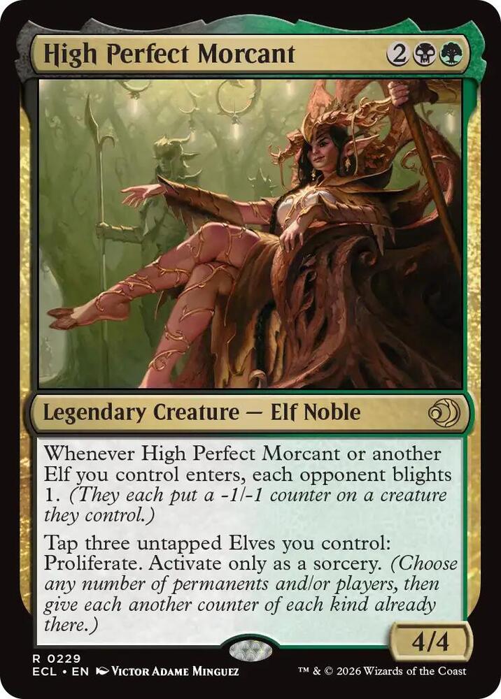 High Perfect Morcant 229 card from Lorwyn Eclipsed