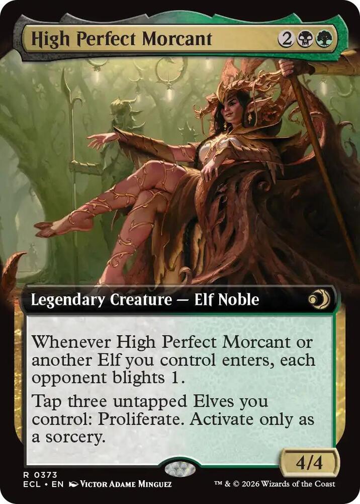 High Perfect Morcant (Extended Art) 373 card from Lorwyn Eclipsed