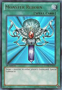 Monster Reborn LCYW-EN058 card from Legendary Collection 3: Yugi's World
