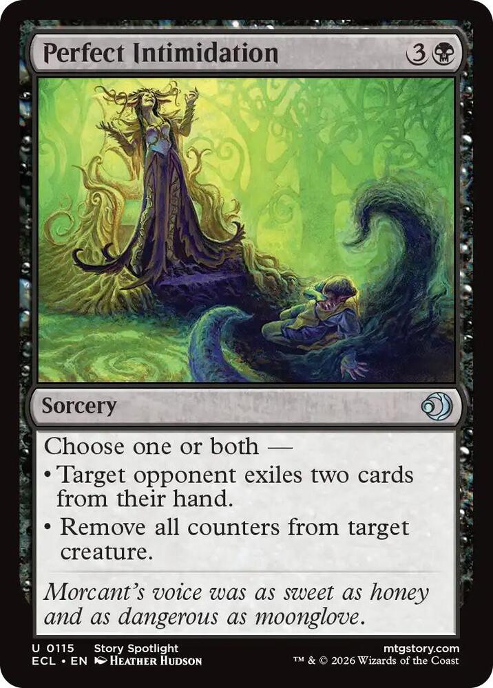 Perfect Intimidation 115 card from Lorwyn Eclipsed