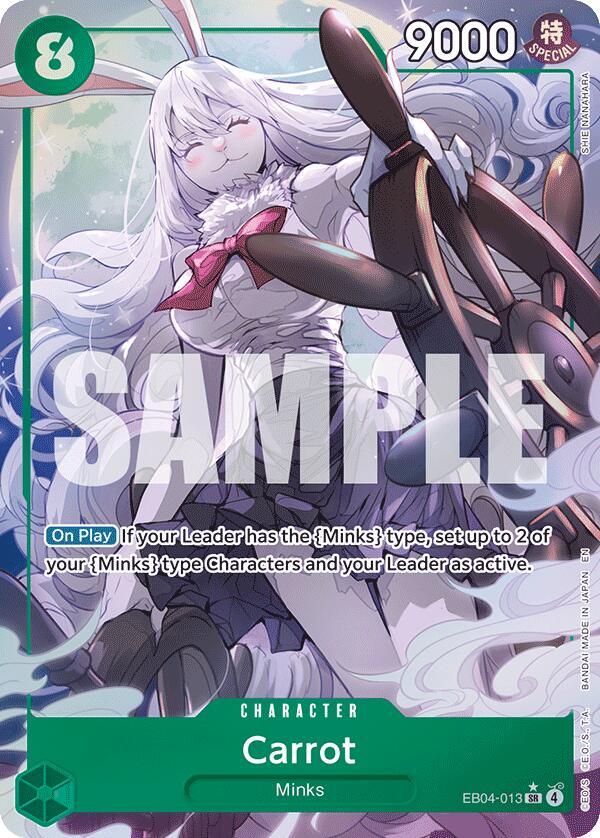 Carrot (Alternate Art) EB04-013 card from The Azure Sea's Seven