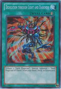 Dedication through Light and Darkness LCYW-EN069 card from Legendary Collection 3: Yugi's World