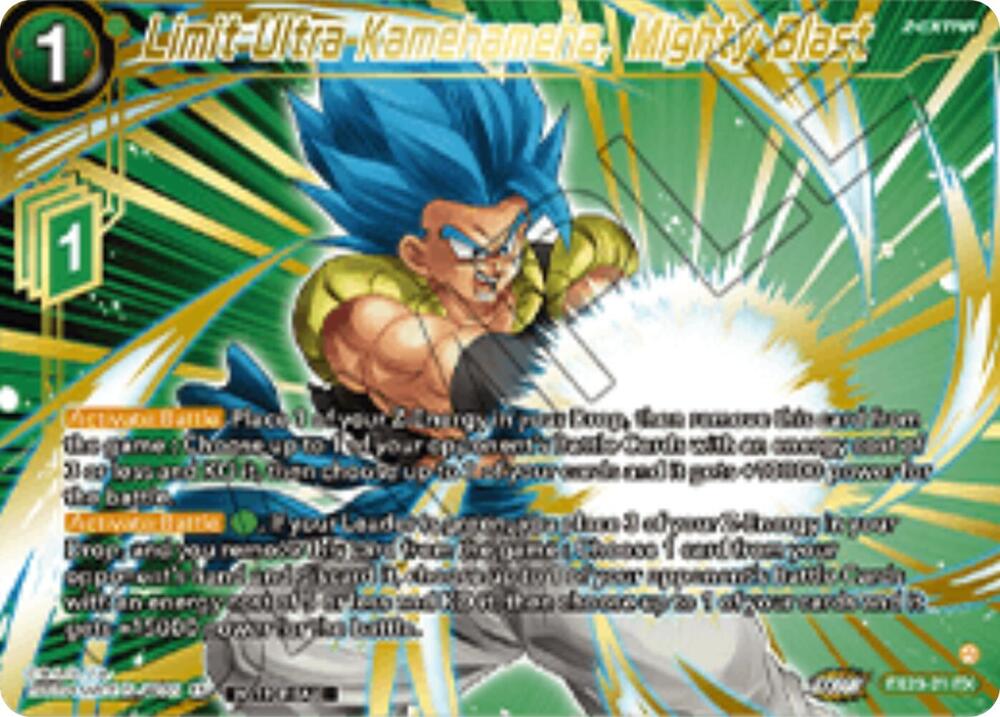 Limit Ultra Kamehameha, Mighty Blast (Championship 2025 Finals Premium Pack) EX23-21 card from Tournament Promotion Cards