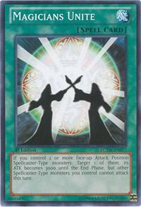 Magicians Unite LCYW-EN077 card from Legendary Collection 3: Yugi's World