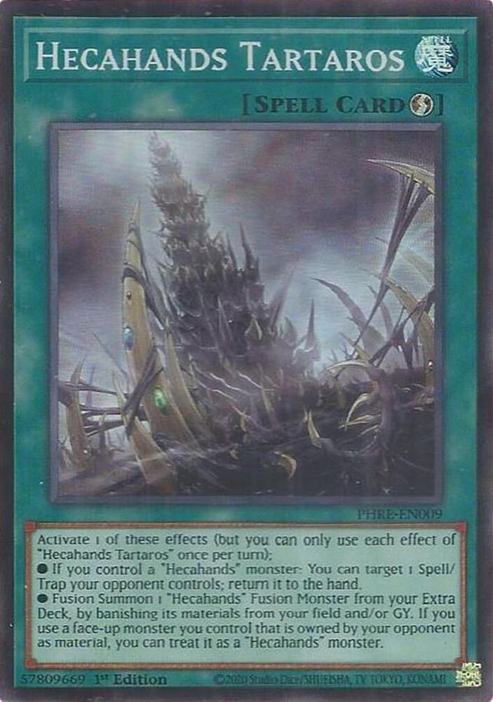Hecahands Tartaros (Super Rare) PHRE-EN009 card from Phantom Revenge