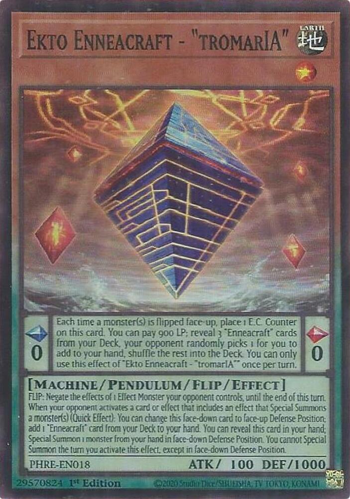 Ekto Enneacraft - "tromarIA" (Super Rare) PHRE-EN018 card from Phantom Revenge
