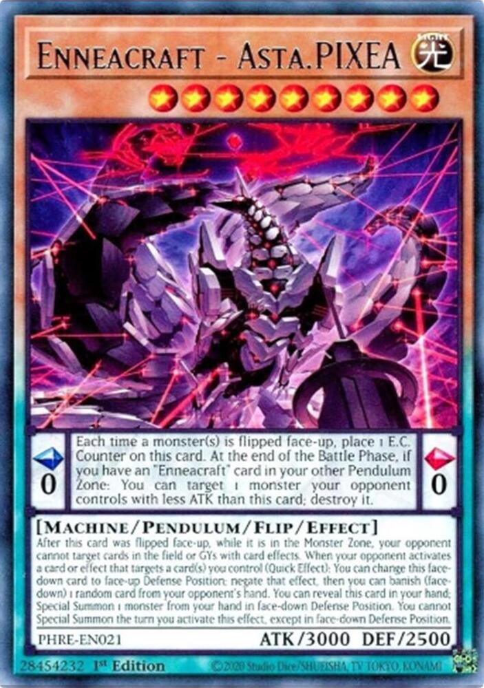 Enneacraft - Asta.PIXEA (Super Rare) PHRE-EN021 card from Phantom Revenge
