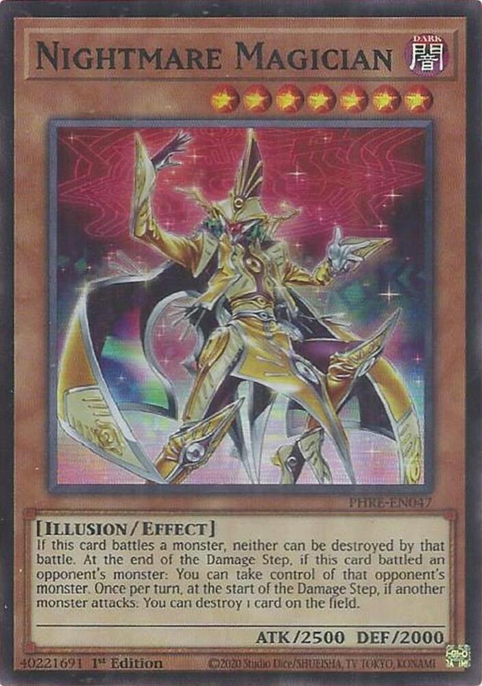 Nightmare Magician (Super Rare) PHRE-EN047 card from Phantom Revenge